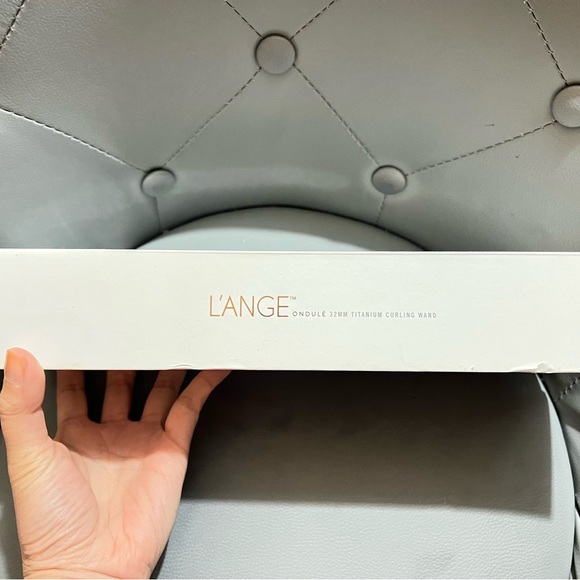 L’ANGE ONDULE Titanium Tourmaline-infused ceramic rose gold barrel curling iron - Picture 8 of 10